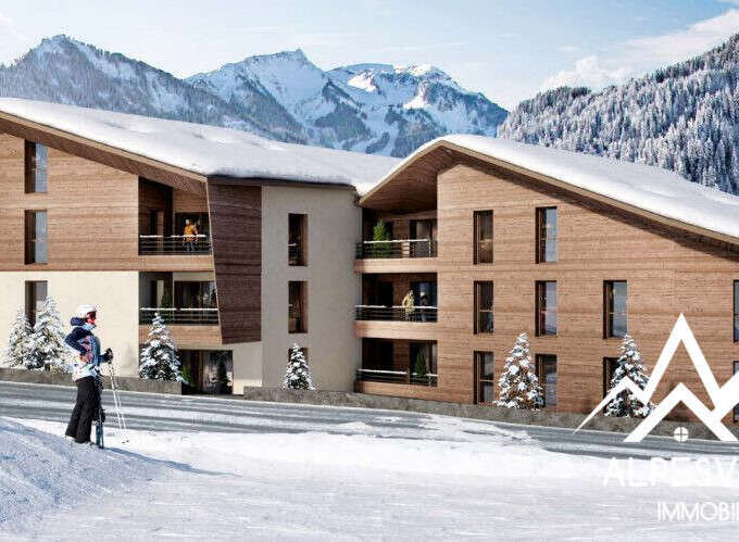 Luxury ski-in/ski-out apartments in the French Alps.