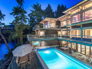 For Sale in West Vancouver with 5 Bedrooms and 7 Bathrooms
