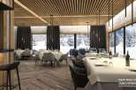 Hotel B in Kolasin 1450 offers a sophisticated dining experience with stunning views.