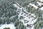 Discover luxurious chalets nestled in a snowy forest, offering breathtaking views and a tranquil escape.