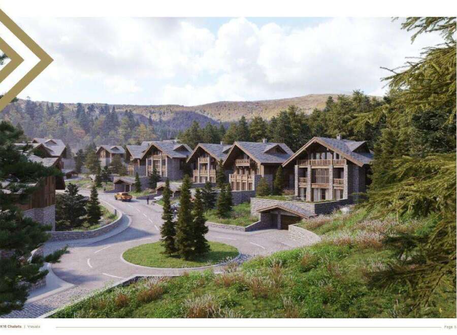 Discover K18 Chalets, nestled in a serene mountain setting.