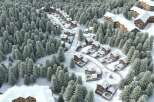 Discover luxurious chalets nestled in a snowy forest, offering breathtaking views and a tranquil escape.