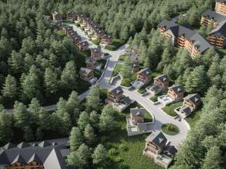 Discover luxurious chalet living nestled in a pristine forest setting.