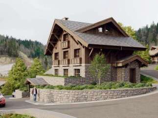This stunning chalet boasts a prime location in a picturesque mountain setting, offering breathtaking views and serene surroundings.