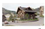 This stunning chalet boasts a prime location in the mountains, offering breathtaking views and easy access to outdoor activities.