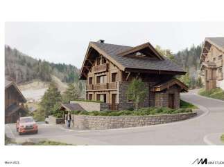 This stunning chalet boasts a prime location in the mountains, offering breathtaking views and easy access to outdoor activities.