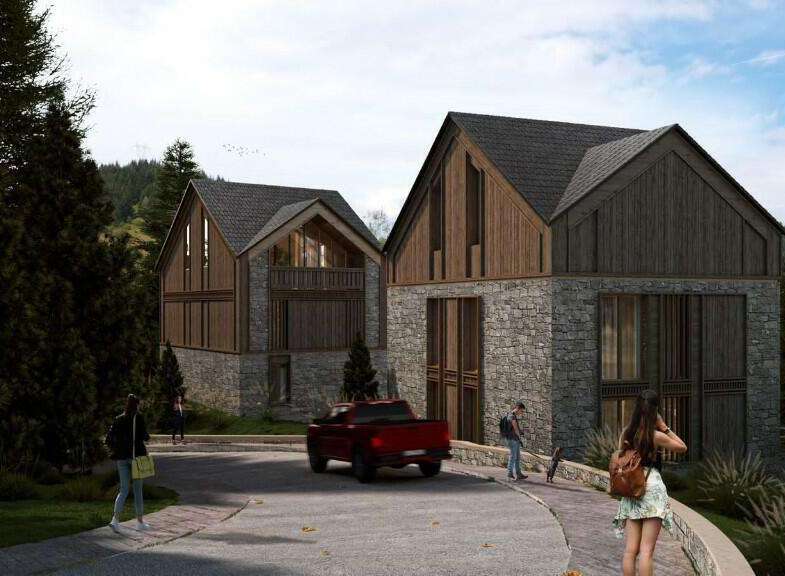 Discover luxurious mountain living in these stunning new homes, boasting exquisite stone and wood exteriors.