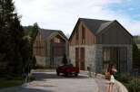 Discover luxurious mountain living in these stunning new homes, boasting exquisite stone and wood exteriors.