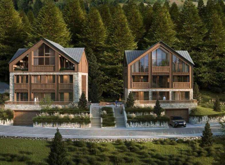Discover luxurious mountain living in these stunning chalet-style homes.