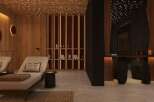 Indulge in tranquility at our luxurious spa, featuring plush lounge chairs perfect for relaxation.