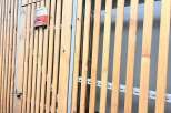 Explore the unique design of this property, featuring a stylish wooden slat facade.