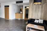 Step into a welcoming reception area, perfect for guests.