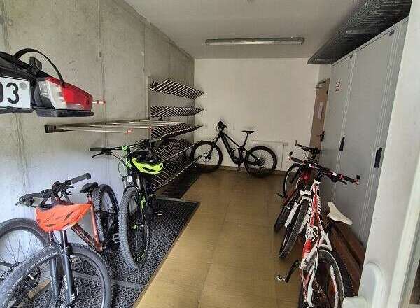 Discover convenient bike storage solutions in this property.