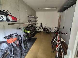 Discover convenient bike storage solutions in this property.