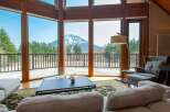 Luxury mountain lodge with breathtaking views.