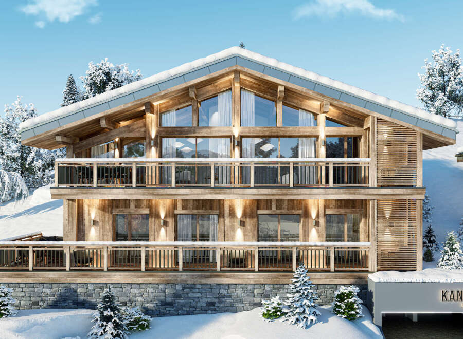 This stunning chalet boasts a prime location in Les Gets, offering breathtaking mountain views.