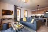 Discover a stylish living space with a modern design.
