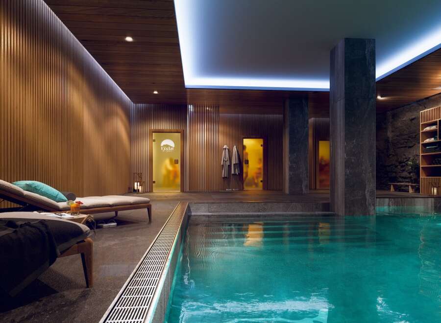 Indulge in ultimate relaxation at this luxurious spa.