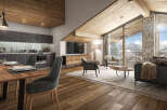 Experience luxury living in this stunning chalet with breathtaking mountain views.