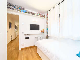 Stylish and modern apartment with a bright and airy feel.