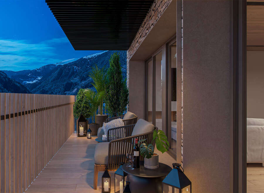 Luxury mountain retreat with breathtaking views.