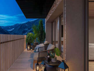 Luxury mountain retreat with breathtaking views.