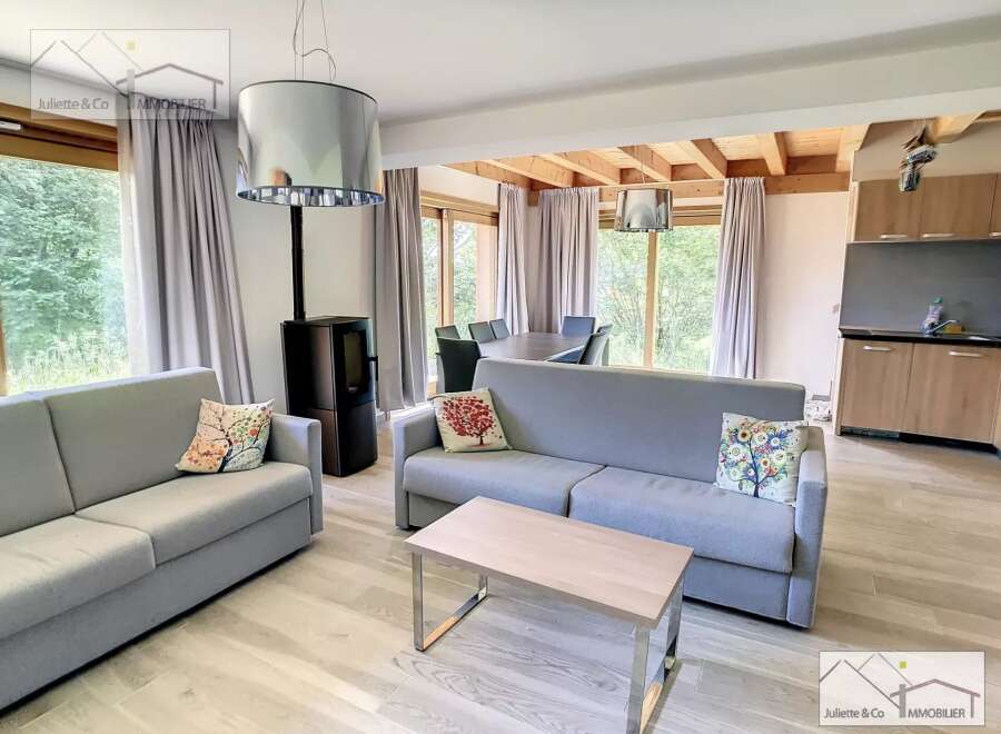 Discover a cozy living space with a modern touch.