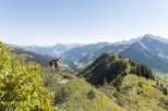 Discover breathtaking panoramic views of the Swiss Alps from this idyllic hiking trail.