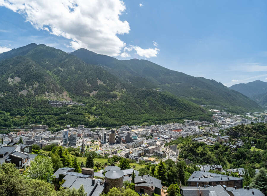 Nestled in the heart of Andorra's breathtaking Pyrenees Mountains, this stunning property offers unparalleled views of the city and surrounding landscape.
