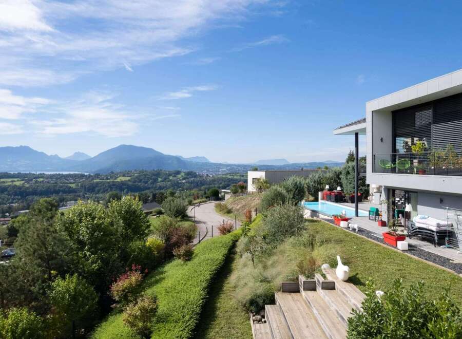 Luxury mountain villa with breathtaking views.