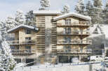 Luxury ski-in/ski-out chalet with stunning mountain views.