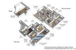 This stunning property boasts a mezzanine level, multiple bedrooms, and spacious living areas.