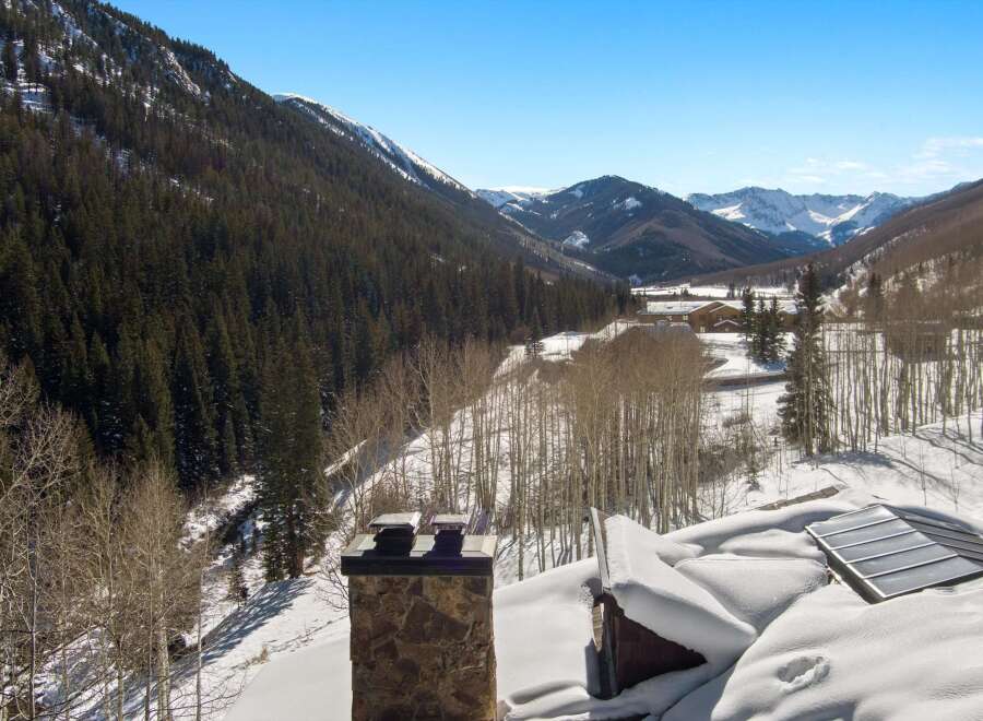 Mountaintop luxury home with breathtaking views.