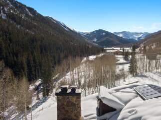 Mountaintop luxury home with breathtaking views.