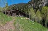 This stunning log cabin nestled in the mountains offers breathtaking views and a tranquil escape.