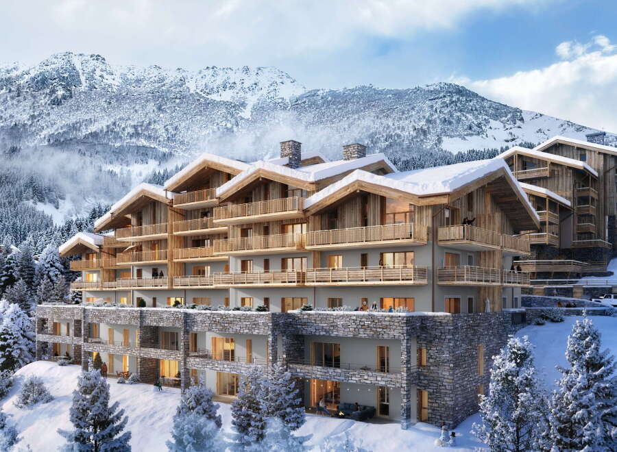 Luxury chalet apartments in the heart of the French Alps.