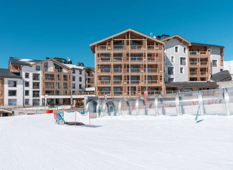 Luxury ski-in/ski-out resort nestled in the heart of the French Alps.