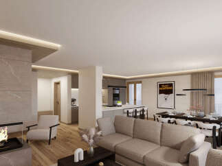 Experience luxury living in this stunning property, featuring a modern open-plan design.