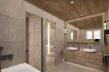 Step into luxury with this stunning bathroom design.