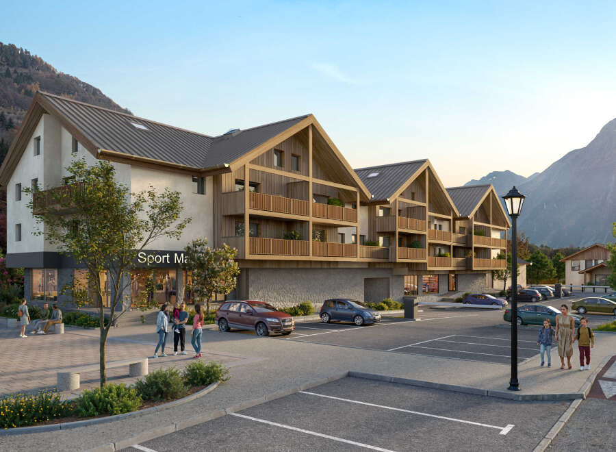 Discover this stunning new development nestled in the mountains, featuring modern apartments with spacious balconies and breathtaking views.