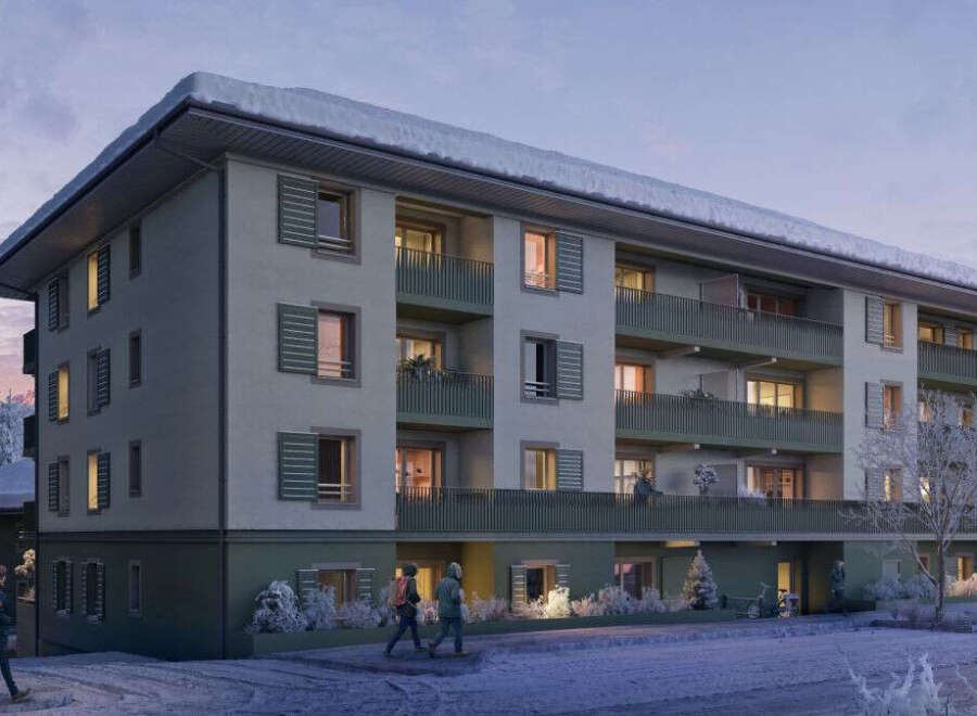 Luxury apartments in a stunning mountain setting.