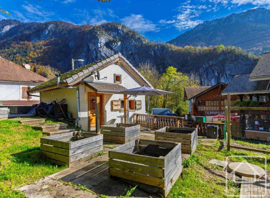 Nestled in the French Alps, this charming chalet offers a unique blend of rustic charm and modern comfort.
