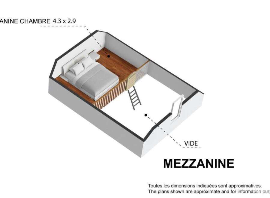 This stunning property boasts a mezzanine level bedroom measuring 4.