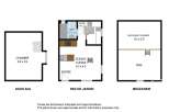 This charming property boasts a spacious ground floor with an open-plan living/kitchen area, a convenient bathroom, and a separate entrance.