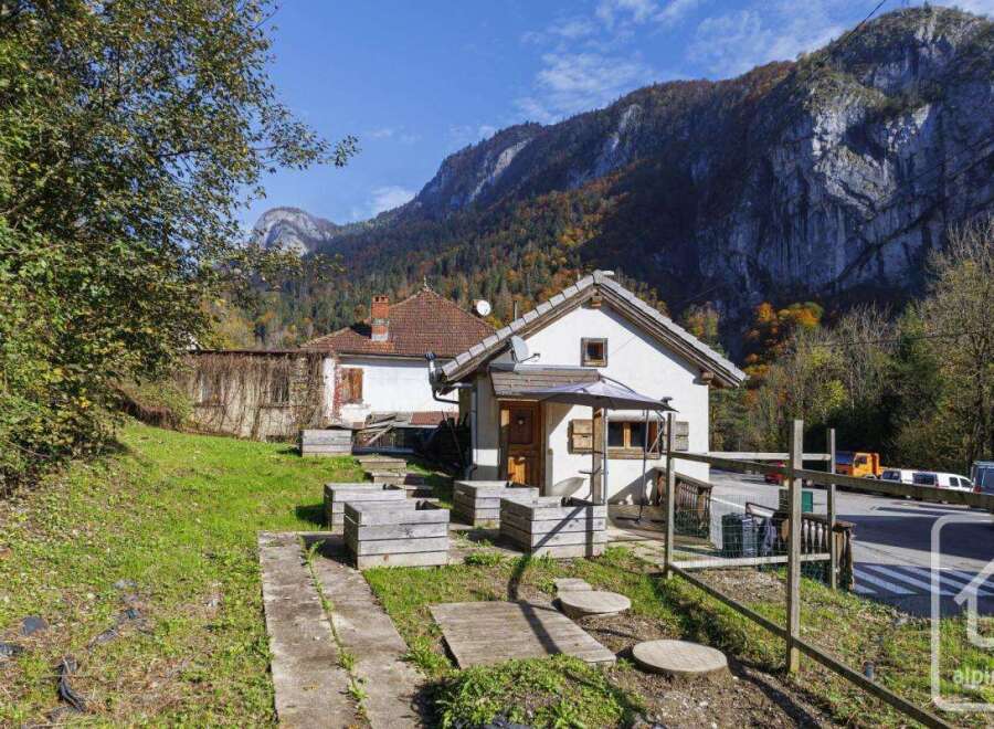 Nestled in a picturesque mountain valley, this charming chalet offers tranquility and breathtaking views.