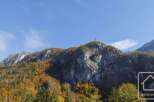 Spectacular mountain views and vibrant autumn foliage surround this property, offering breathtaking scenery.