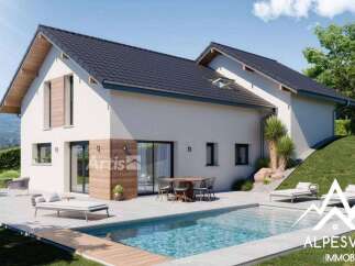 Stunning contemporary home with a private pool and mountain views.