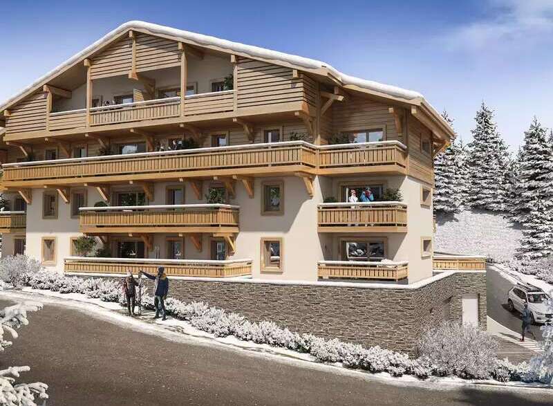 Luxury ski-in/ski-out chalet with stunning mountain views.