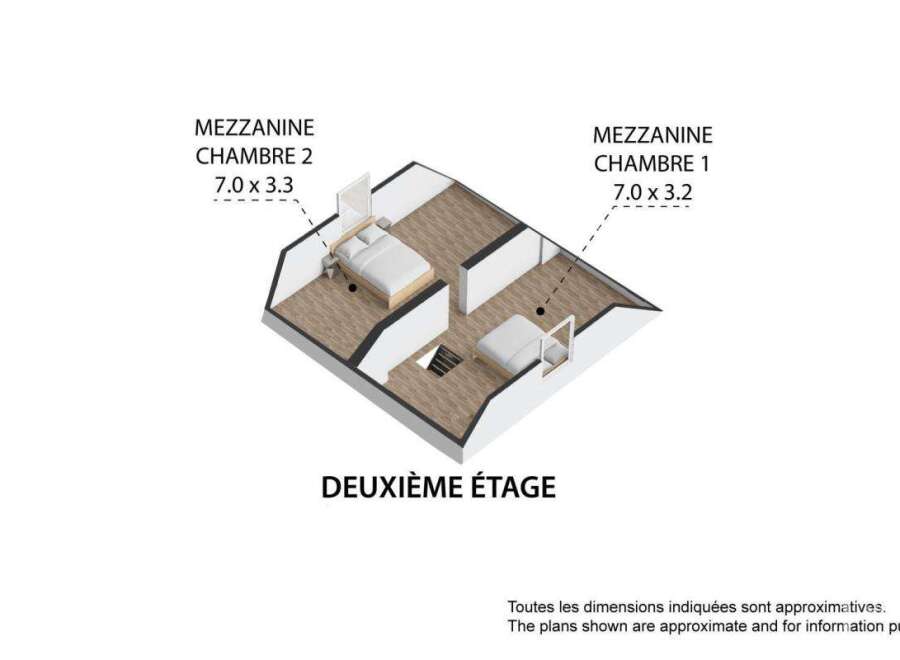 This stunning property boasts two spacious mezzanine bedrooms, each measuring 7.