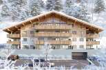Luxury Apartments in a Snow Covered Mountain Setting.